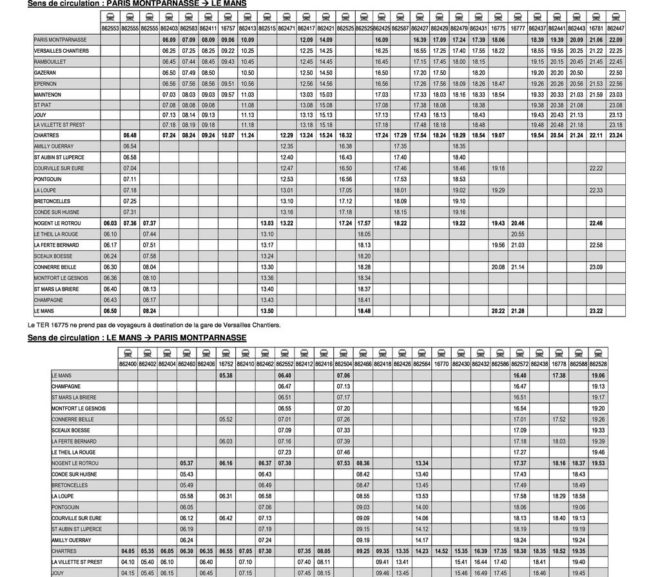 Grève du 24 mai 2018 – Plan de transport