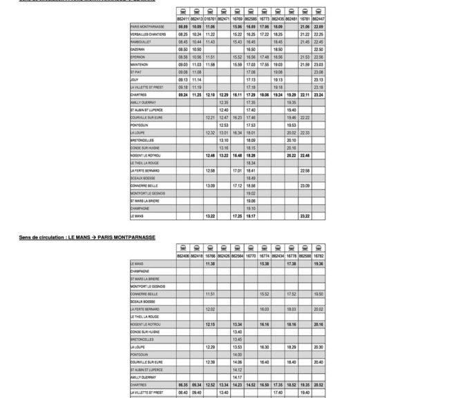 Grève du 3 juin 2018 – Plan de transport