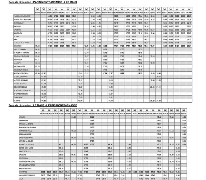 Grève du 18 juin 2018 – Plan de transport