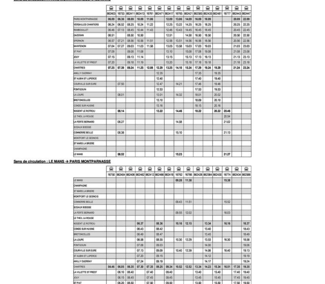 Grève du 23 juin 2018 – Plan de transport