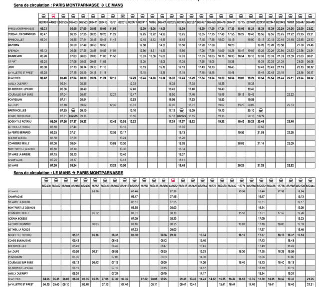 Grève du 27 juin 2018 – Plan de transport