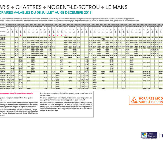 Juillet 2018 – Nouveau plan de transport