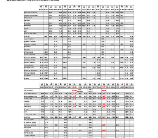 Grève du 15 novembre 2018 – Plan de Transport