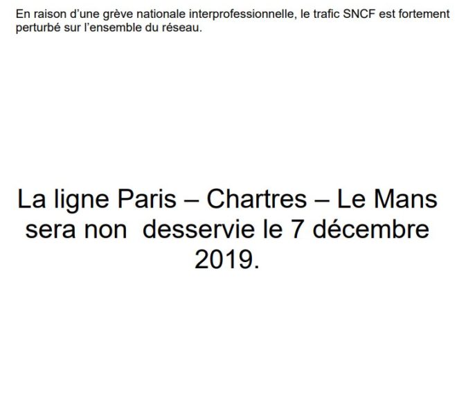 Mouvement Social du 07 décembre 2019